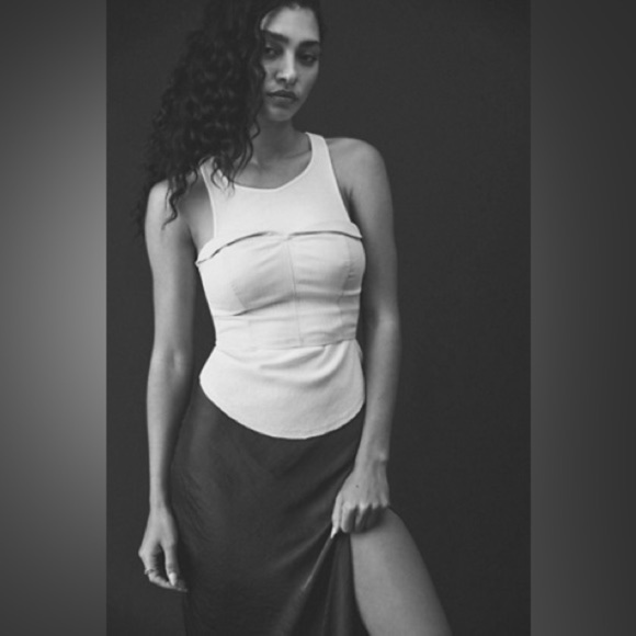 Free People All About You Corset Top Mauve NWOT - Picture 6 of 8